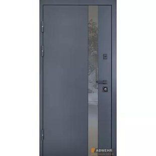 Вхідні Двері Defender (KTM) 506 Nordi Glass RAL 7021Т Abwehr 10036 фото
