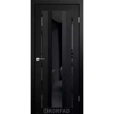 Міжкімнатні Двері AL-02 BLK Super PET Korfad ПВХ плівка 28944 фото